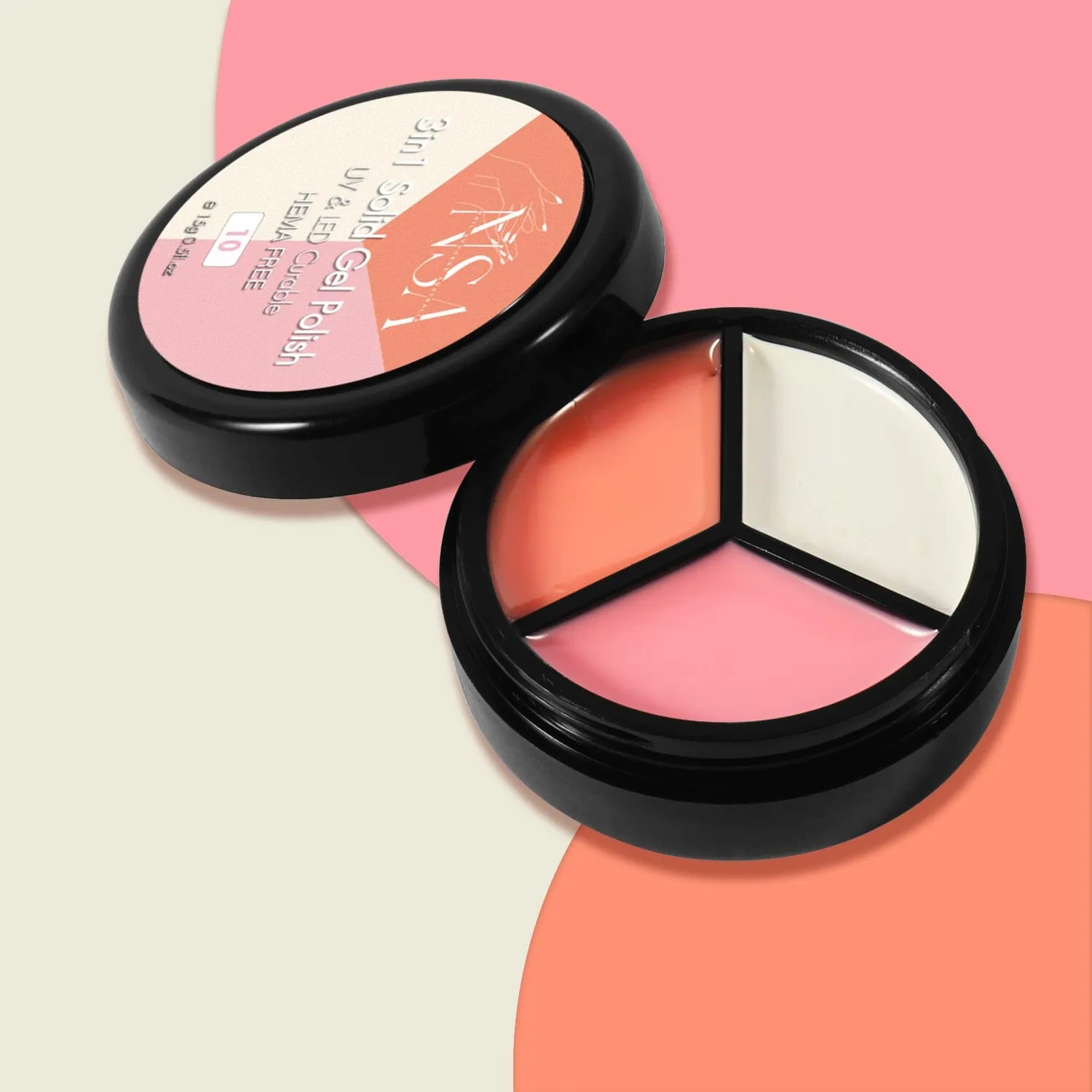 Solid Gel Polish 3in1 Colour Jar