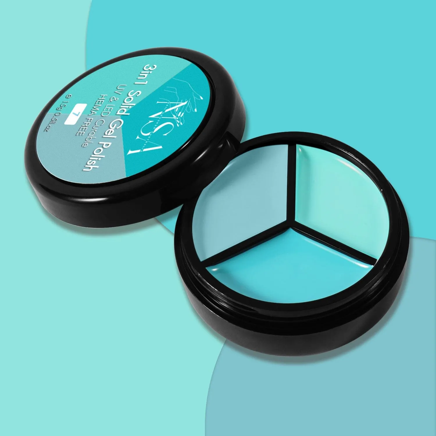 Solid Gel Polish 3in1 Colour Jar