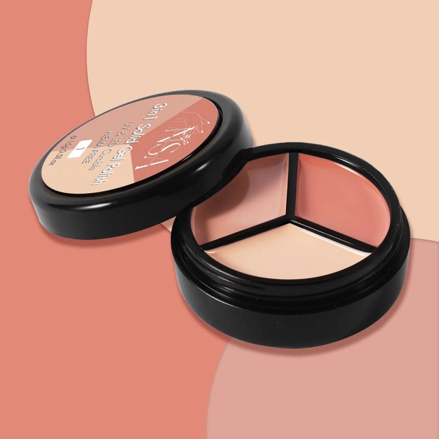 Solid Gel Polish 3in1 Colour Jar