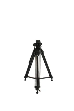 SOMITA PROFESSIONAL VIDEO TRIPOD ST-650, 65MM BOWL, 62 INCH HEIGHT, WITH 2 QUICK RELEASE PLATES, FLUID HEAD, AND TRAVEL BAG