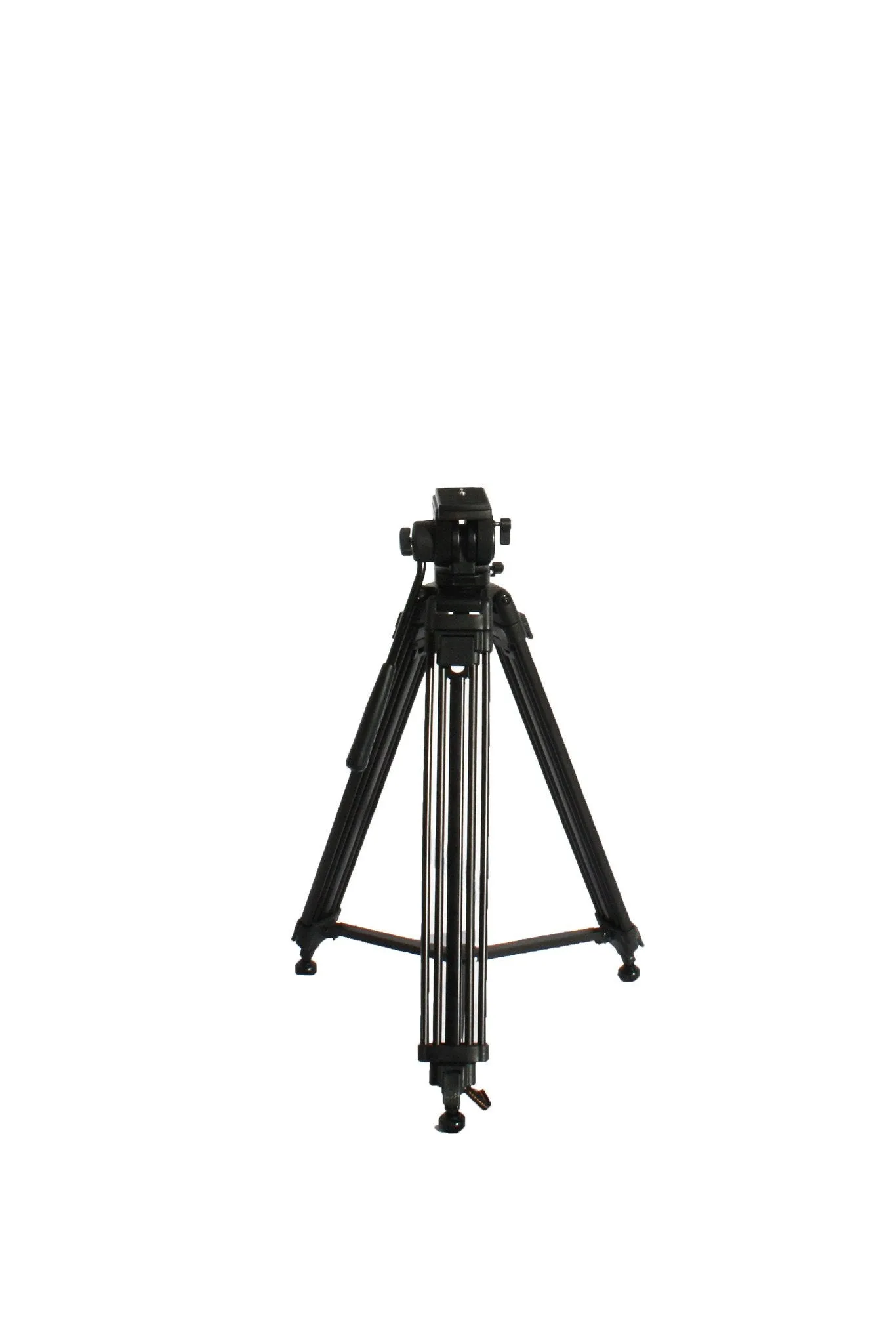 SOMITA PROFESSIONAL VIDEO TRIPOD ST-650, 65MM BOWL, 62 INCH HEIGHT, WITH 2 QUICK RELEASE PLATES, FLUID HEAD, AND TRAVEL BAG