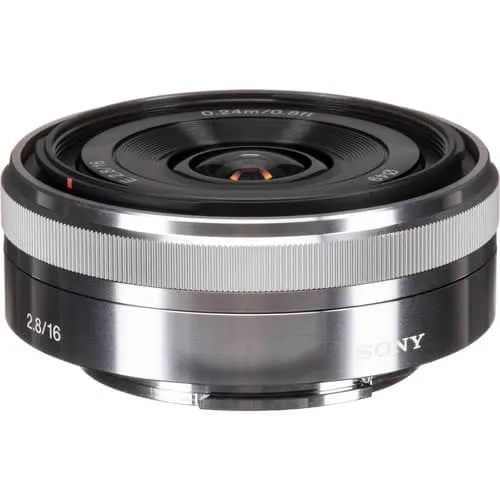 Sony 16mm f/2.8 E-mount lens