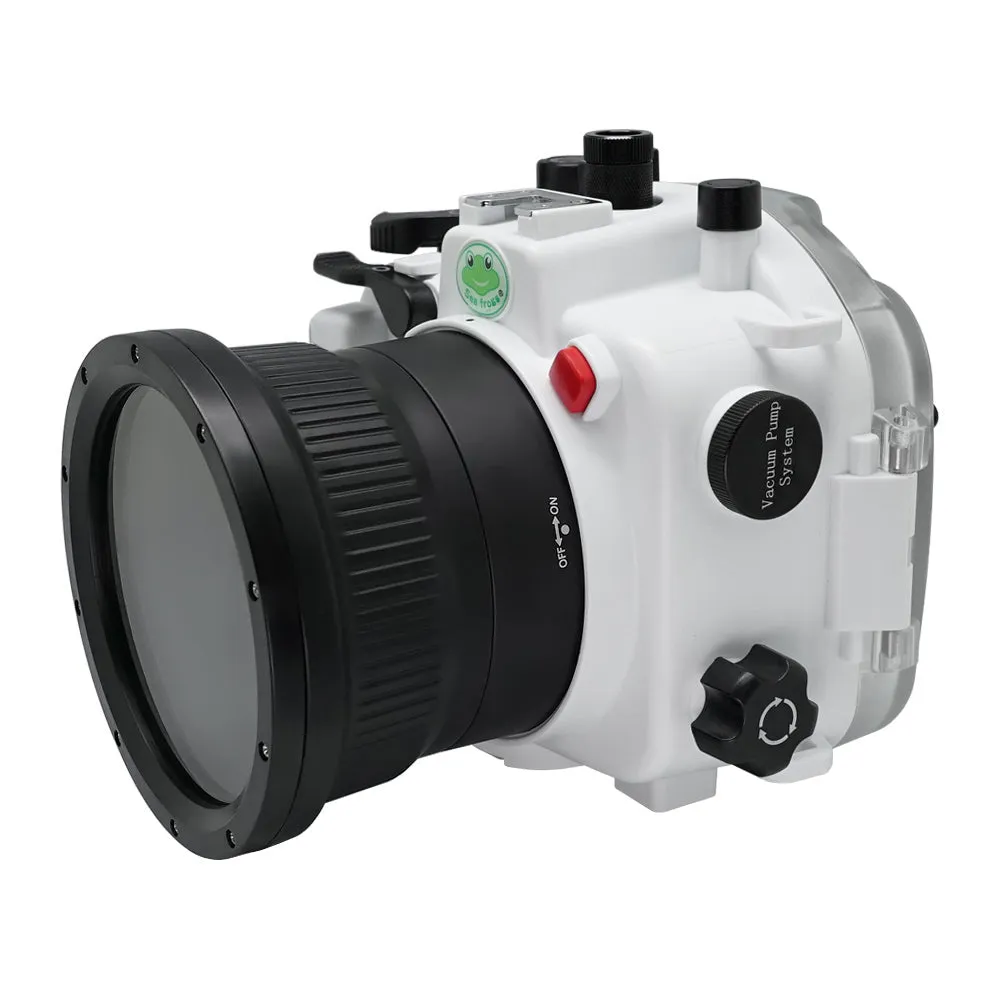 Sony A9 II UW camera housing kit with 6" Dome port V.7 Surf (Including standard port).White
