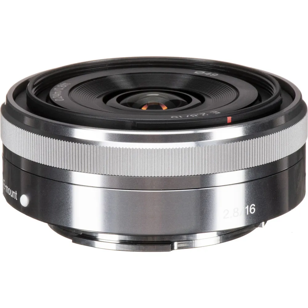 Sony E 16mm f/2.8 Lens | Silver