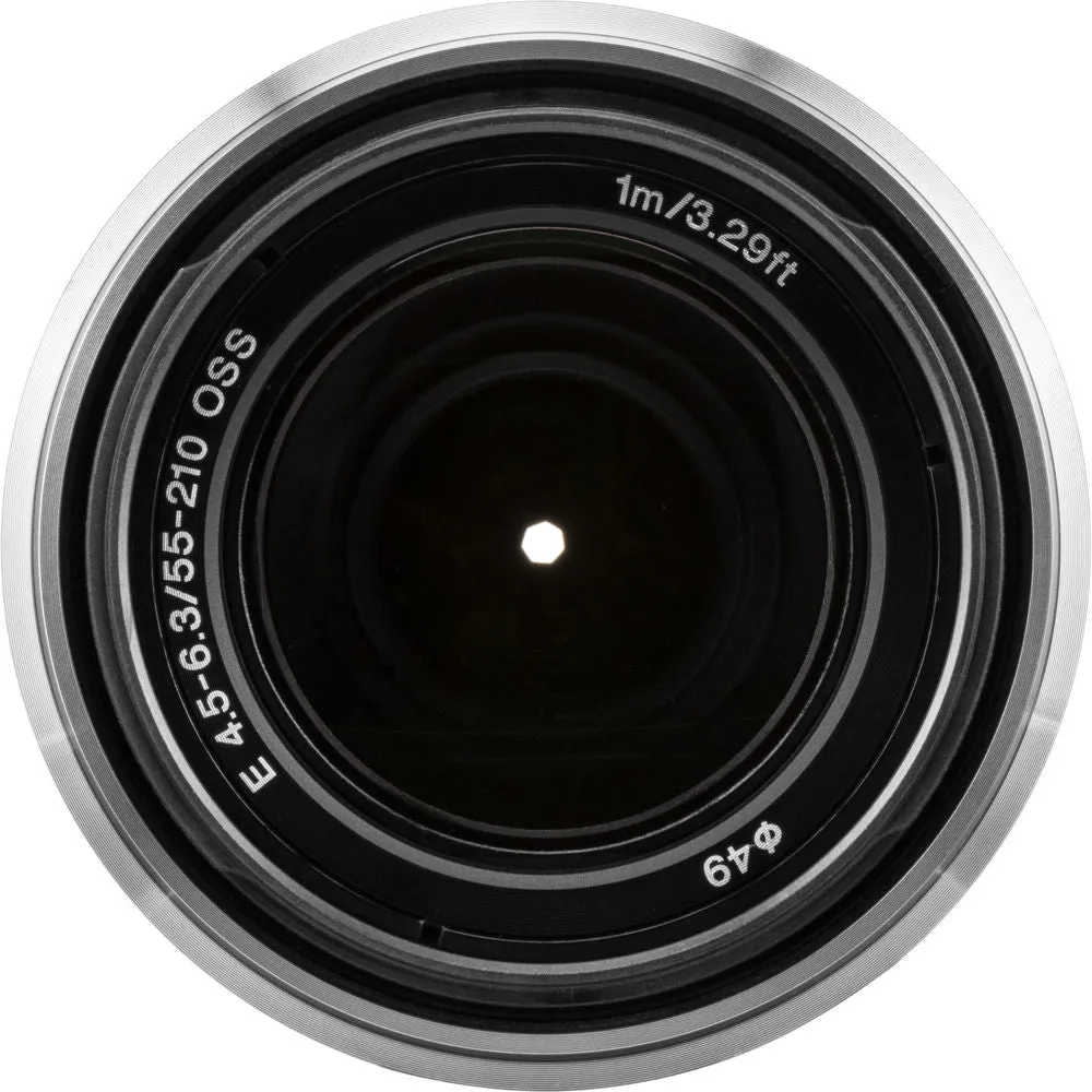 Sony E 55-210mm f/4.5-6.3 OSS Lens | Silver