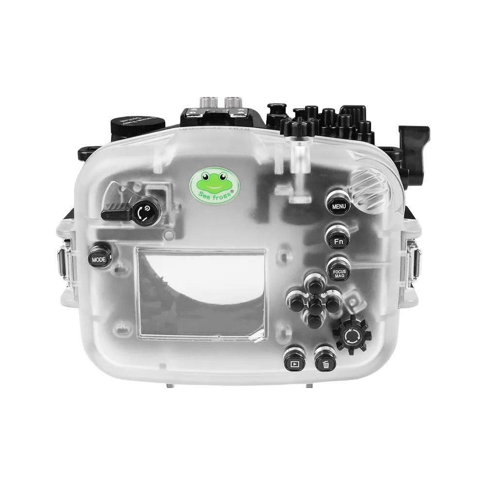 Sony FX3 40M/130FT Underwater camera housing  with 6" Dome port V.10 for FE12-24mm F4 (Zoom rings for FE12-24 F4 and FE16-35 F4 included).