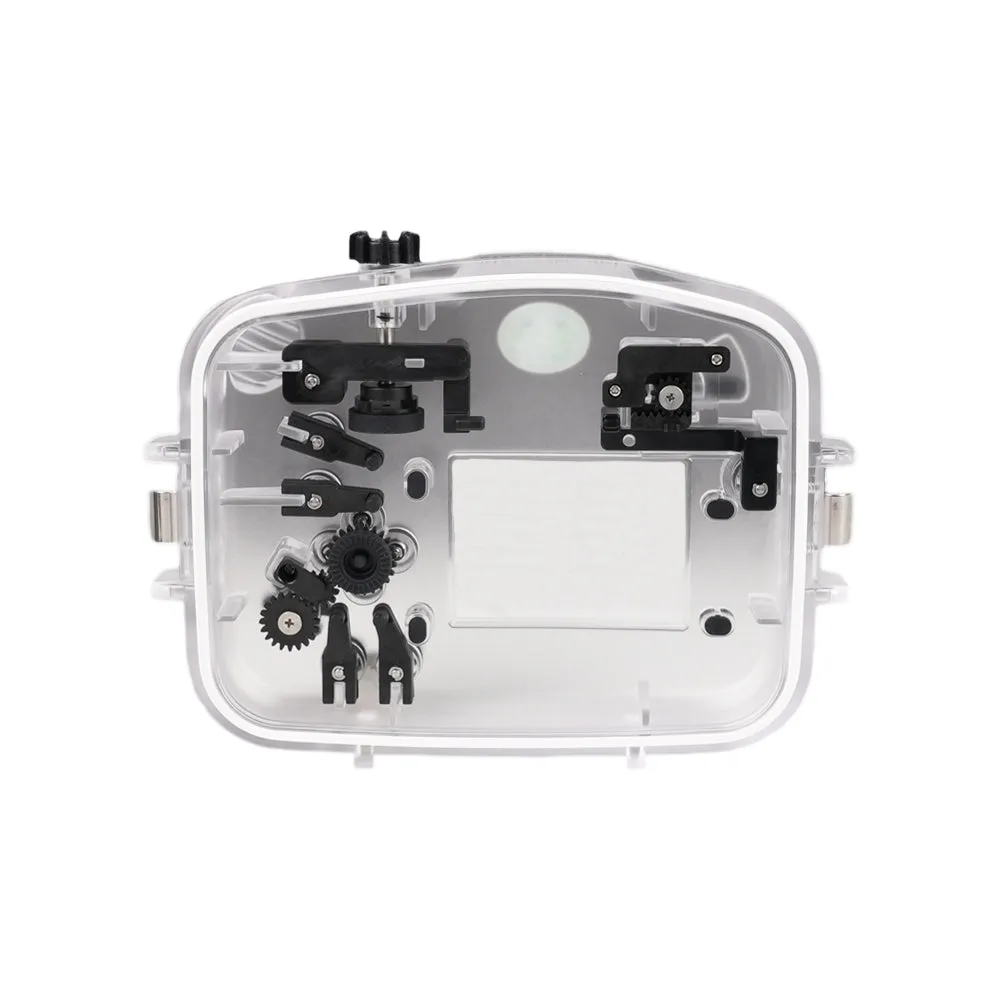 Sony FX3 40M/130FT Underwater camera housing  with 6" Dome port V.10 for FE12-24mm F4 (Zoom rings for FE12-24 F4 and FE16-35 F4 included).