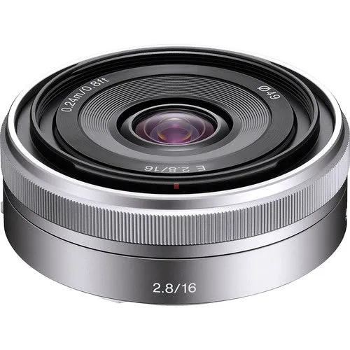 Sony SEL16F28 16mm f/2.8 Wide-Angle Lens for NEX Series Cameras
