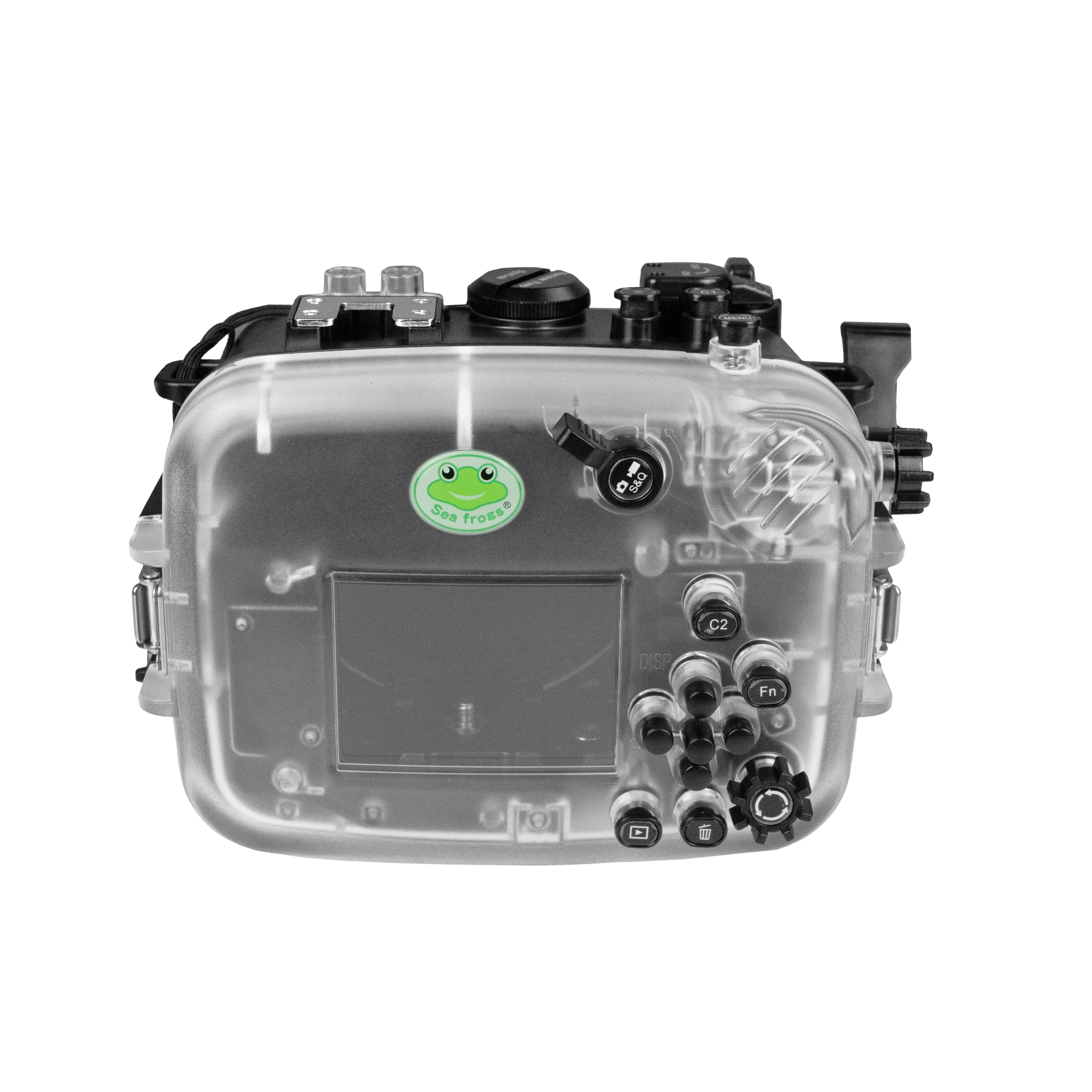 Sony ZV-E1 40M/130FT Underwater camera housing  with 8" Dome port V.11 for Sony FE 16-35mm F2.8 GM (Zoom gear included).
