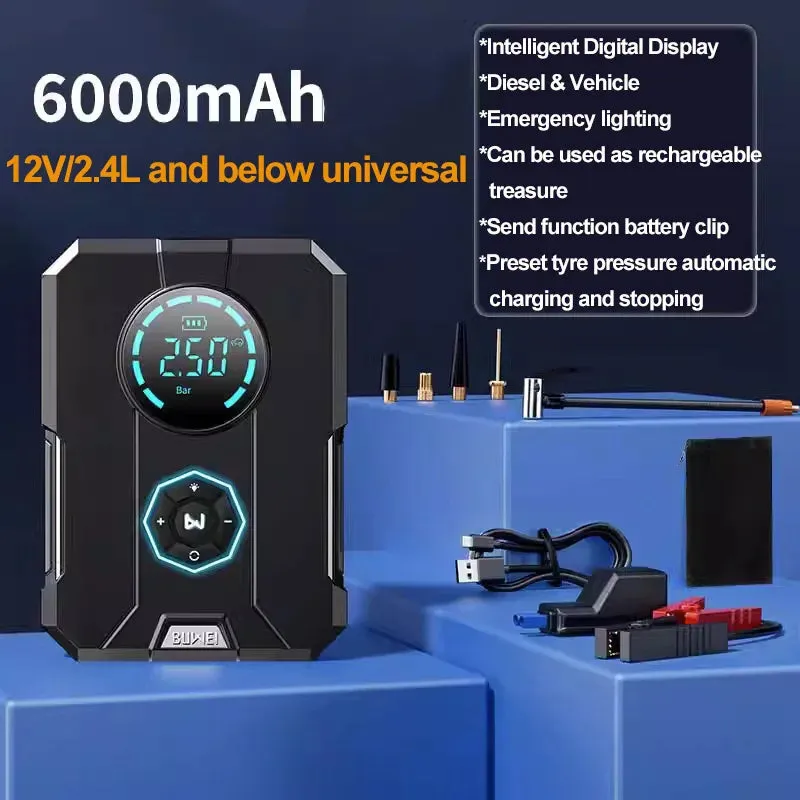 Specifications: 6000mAh - Car Wireless Air  Car Portable High