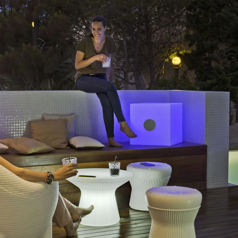 Square speaker with light Cuby 45 Play