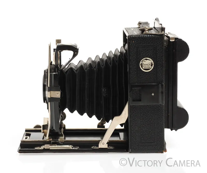 Steinheil Munchen 6x7 Folder Camera w/ 13.5cm f4.5 Unofokal Lens
