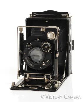 Steinheil Munchen 6x7 Folder Camera w/ 13.5cm f4.5 Unofokal Lens