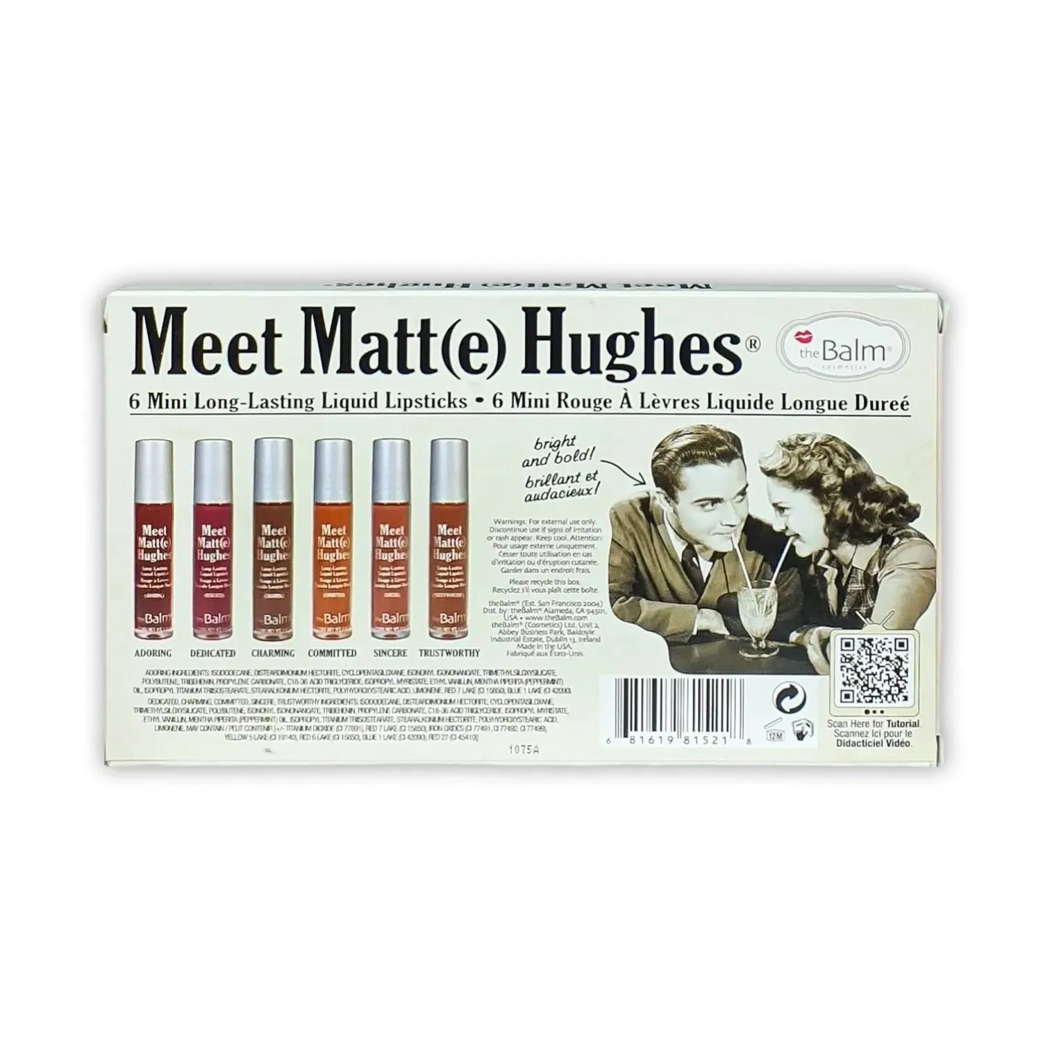 The Blam Meet Matte Hughes Lipstick Set 03 - 7ml