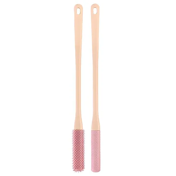 Toe Gap Cleaning Brush with Long Handle Gray-1 Set (Cleaning Brush   Anti-Itch Brush)