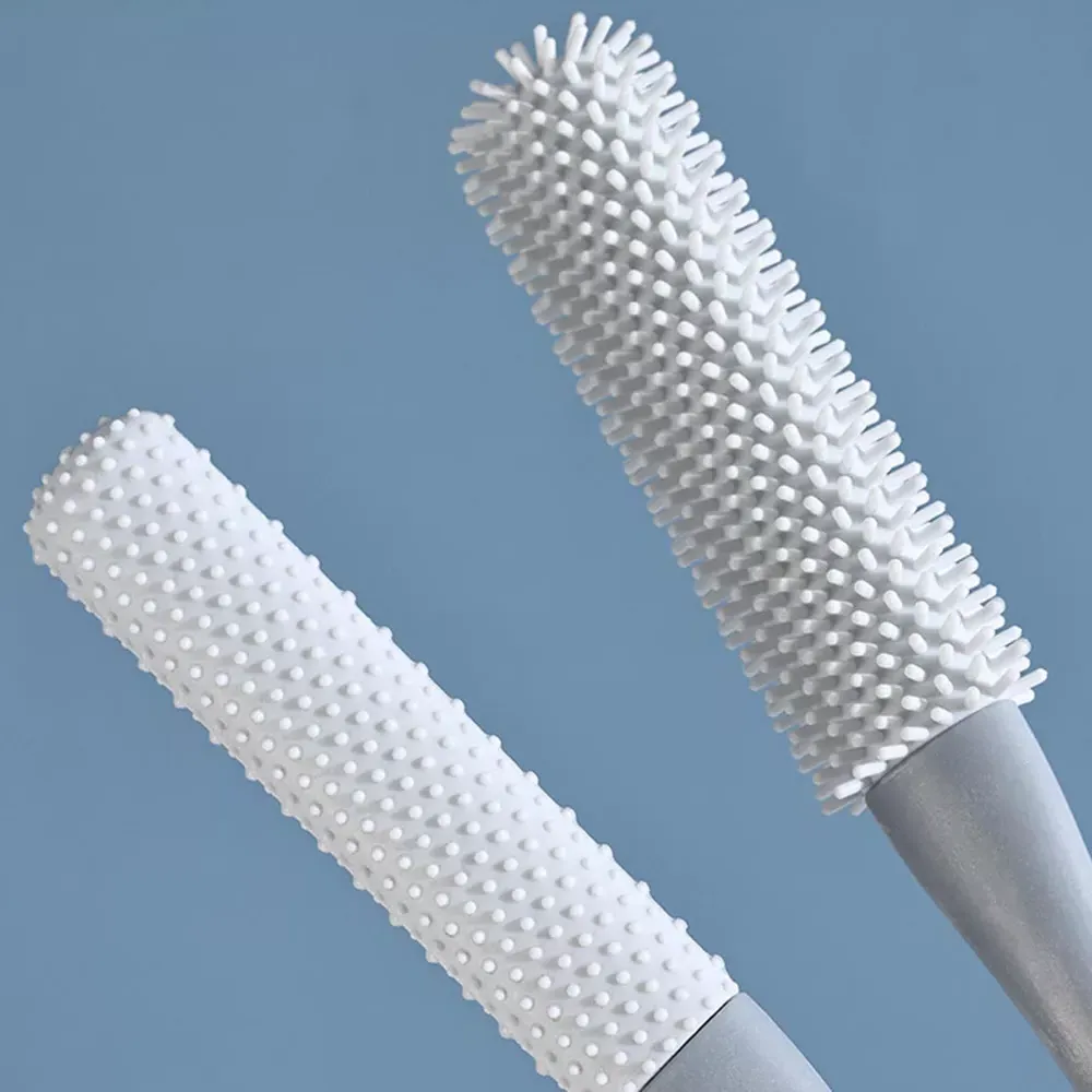 Toe Gap Cleaning Brush with Long Handle Gray-1 Set (Cleaning Brush   Anti-Itch Brush)