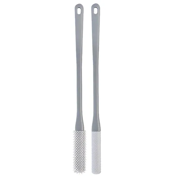Toe Gap Cleaning Brush with Long Handle Gray-1 Set (Cleaning Brush   Anti-Itch Brush)