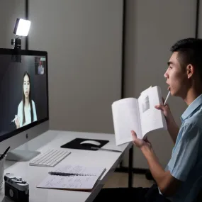 Tolifo 4.6" HF-96B Pocket LED Video Conferencing Light Kit (Demo Stock)