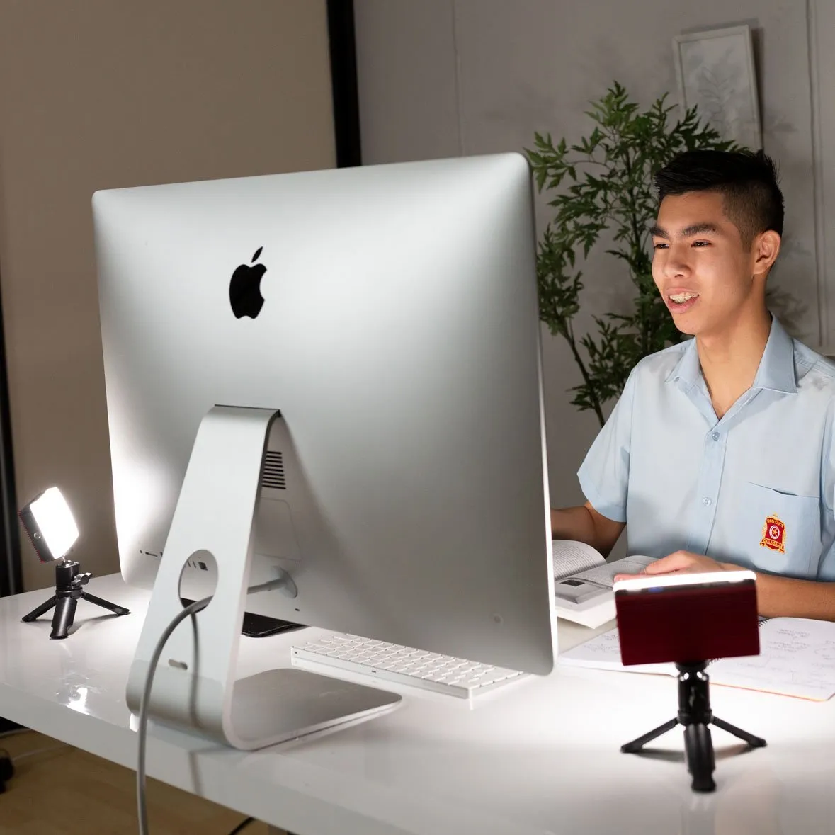 Tolifo 4.6" HF-96B Pocket LED Video Conferencing Light Kit (Demo Stock)