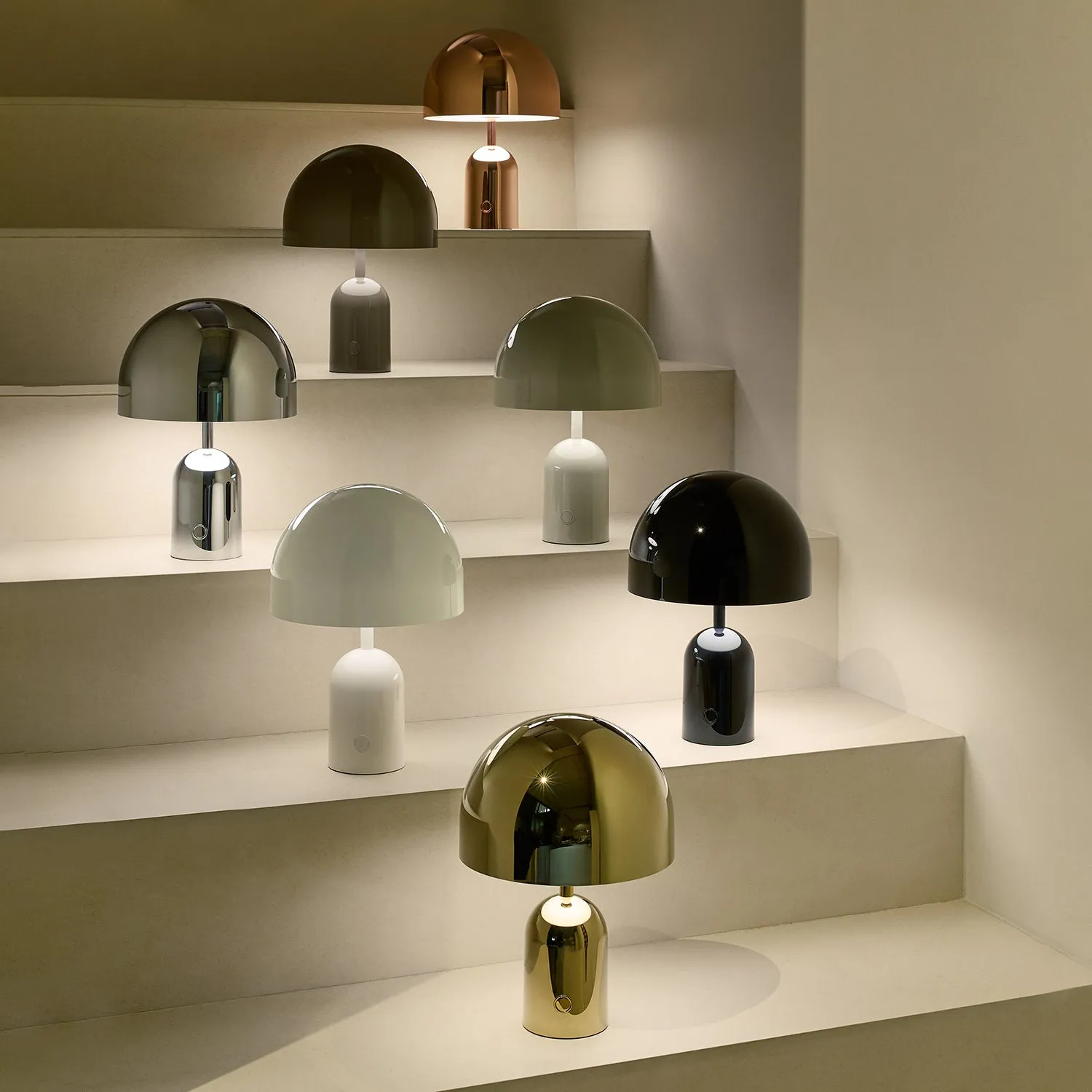 tom dixon | bell portable lamp | silver