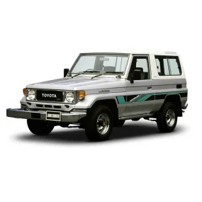 Toyota Land Cruiser (1984 on) Troopy 70 Series J70 Lensun 80W Bonnet Solar Panel