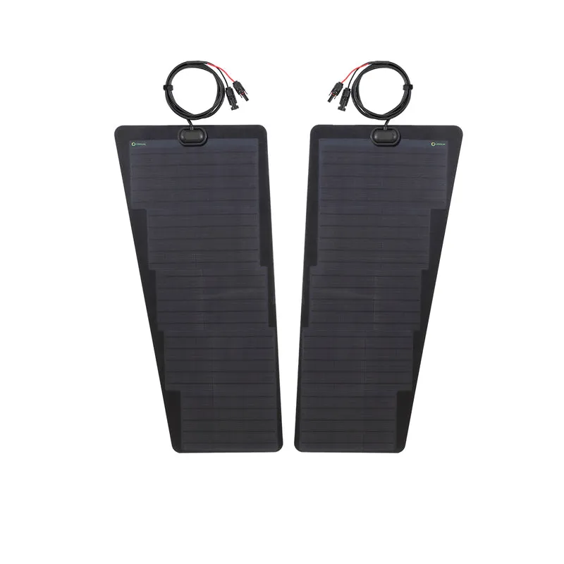 Toyota Land Cruiser FJ40 Lensun 80W Bonnet Flexible Solar Panel