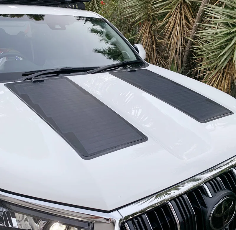 Toyota Land Cruiser Prado (2016-2023) Lensun 90W Bonnet Flexible Solar Panel