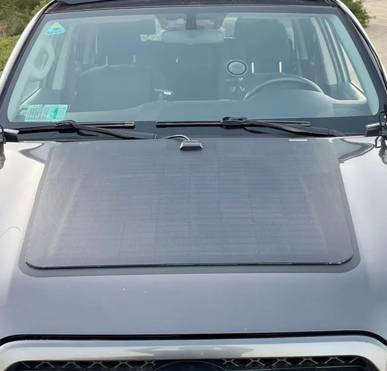 Toyota Prado 120 125(2002-2009) Lensun 100W Bonnet Flexible Solar Panel