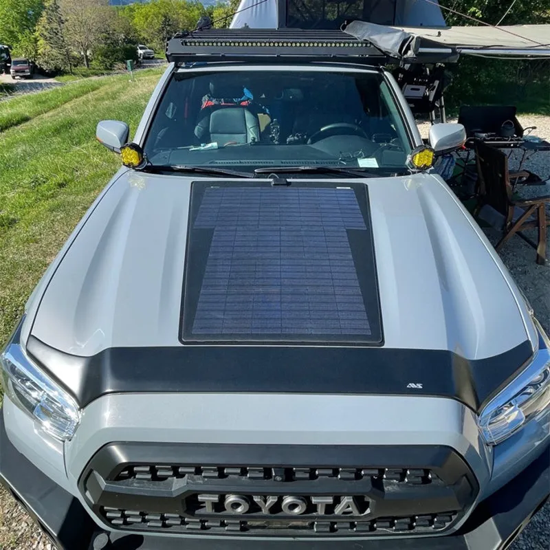 Toyota Tacoma 3rd Gen (2016-2023) Lensun 90W Hood Flexible Solar Panel
