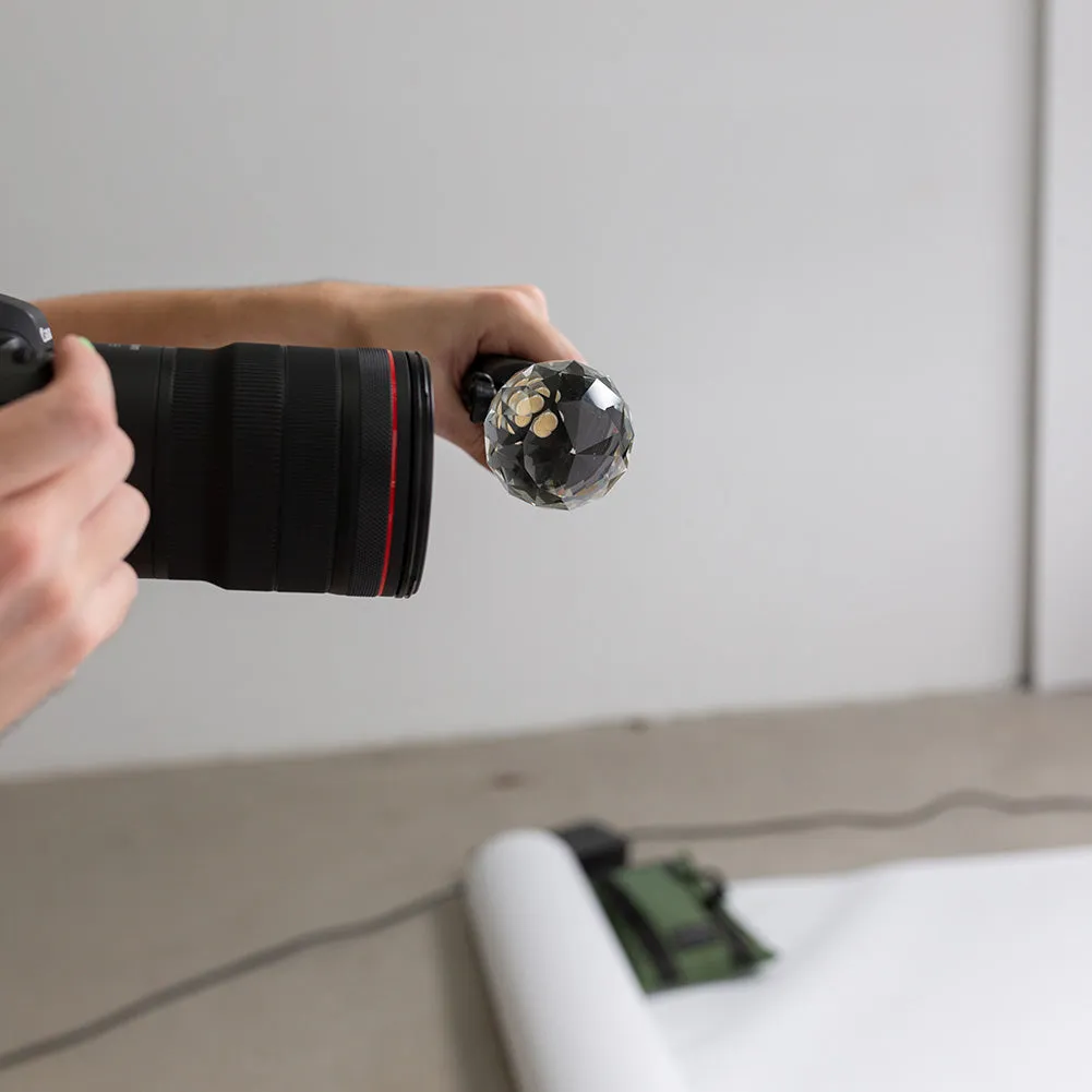 Transparent Round Prism Prop for Creative Photography - Sphere