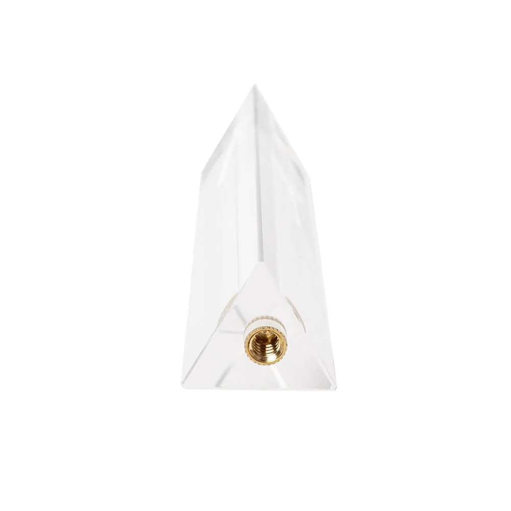 Transparent Triangular Optical Prism Prop for Creative Photography - Triangle
