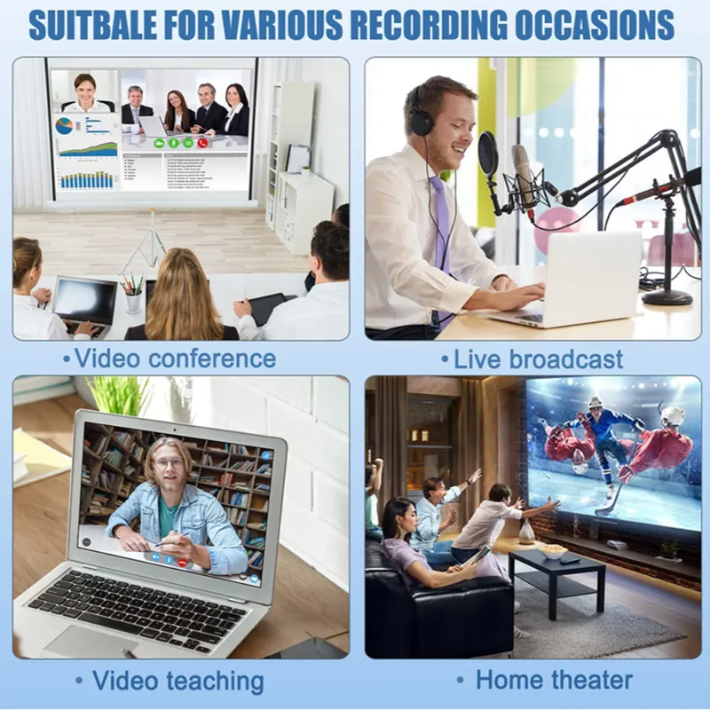 Type C To Hdmi 4K Audio And Video Capture Card Adapter- Se-L126