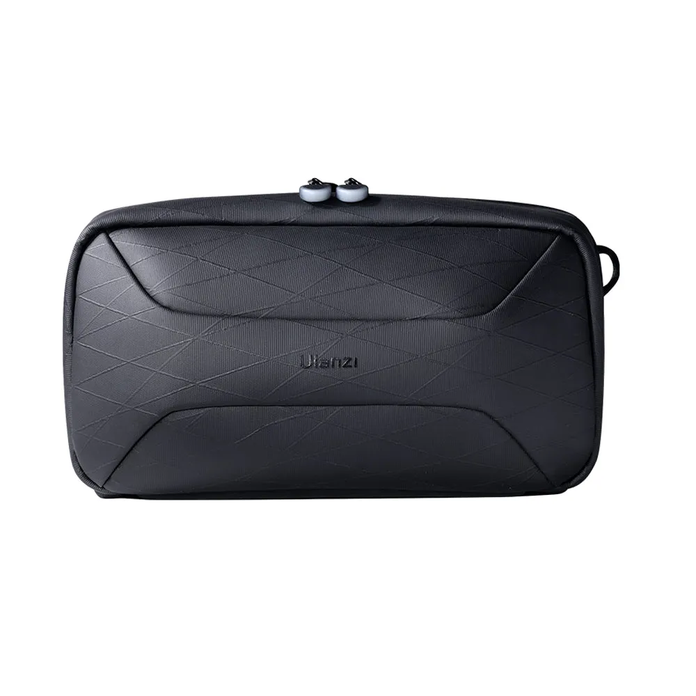 Ulanzi BT02 Multi Compartment Organizer Waterproof Storage Bag with Magnetic Snap Interior Dividers and Glow in the Dark Zipper Pulls for Camera Accessories and Other Gadgets
