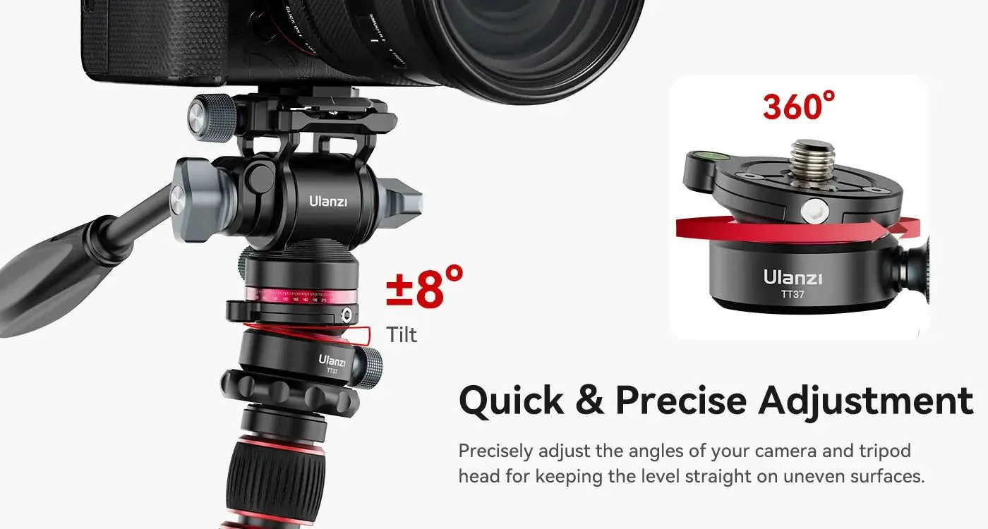 Ulanzi TT37 Mini Leveling Base for Tripod Head T065GBB1