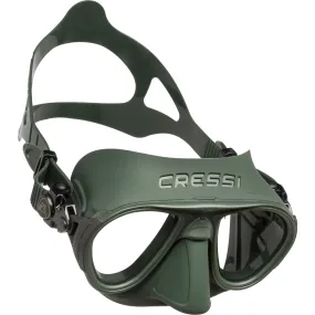 Used Cressi Calibro SF Dive Mask - Green / Black