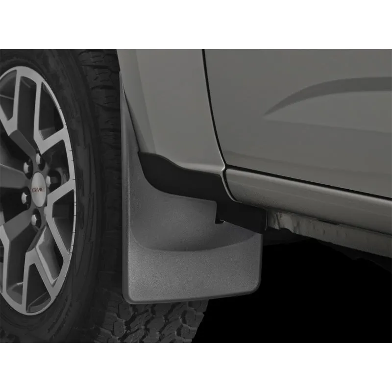 WeatherTech MudFlaps - Front - Black - GM Compact Truck 2015-16