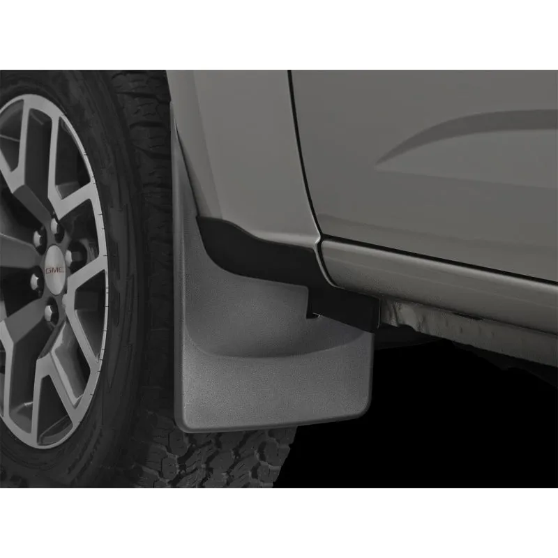 WeatherTech MudFlaps - Front - Black - GM Compact Truck 2015-16