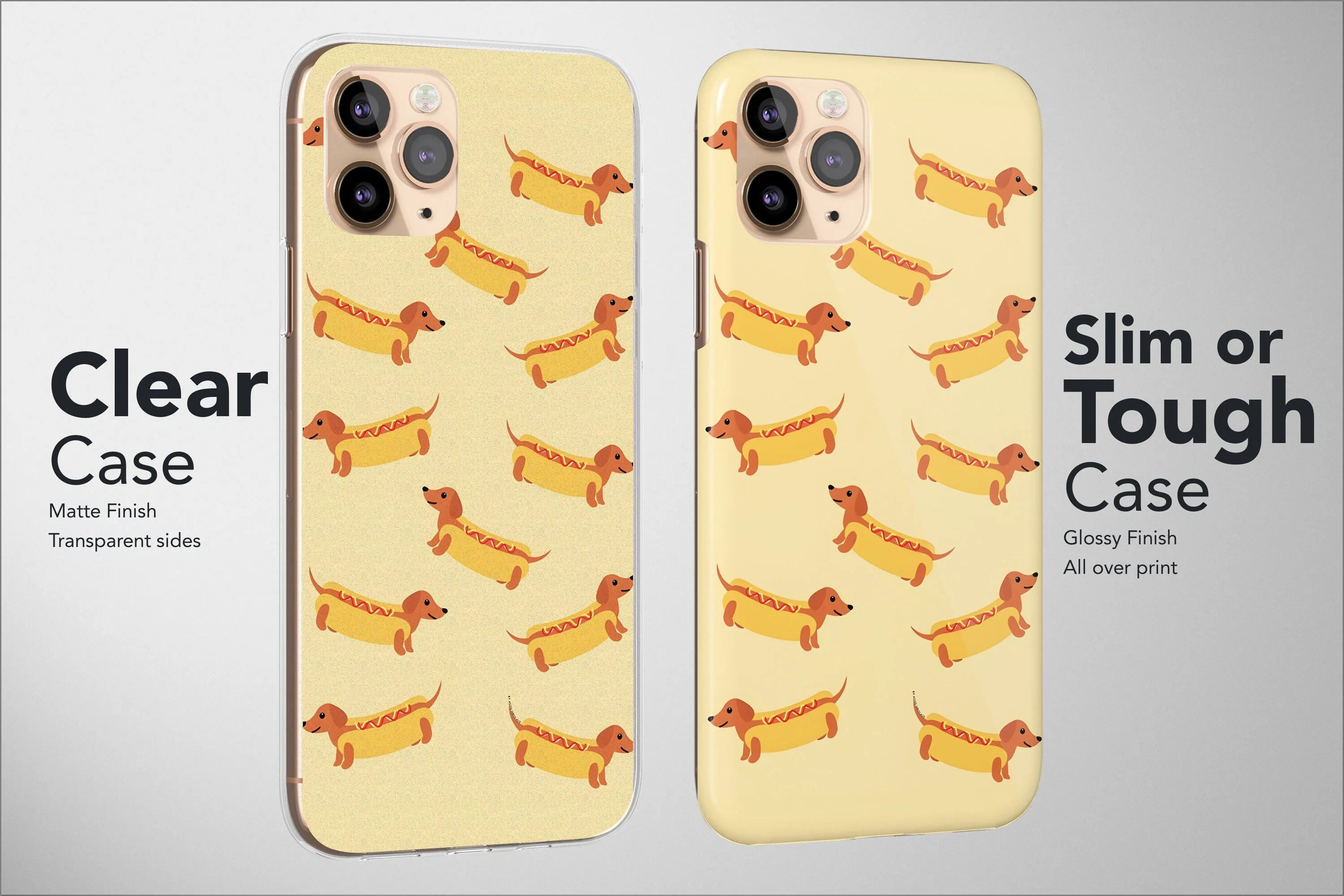 Wiener Sausage Dog Phone Case Animal Aesthetic Cover