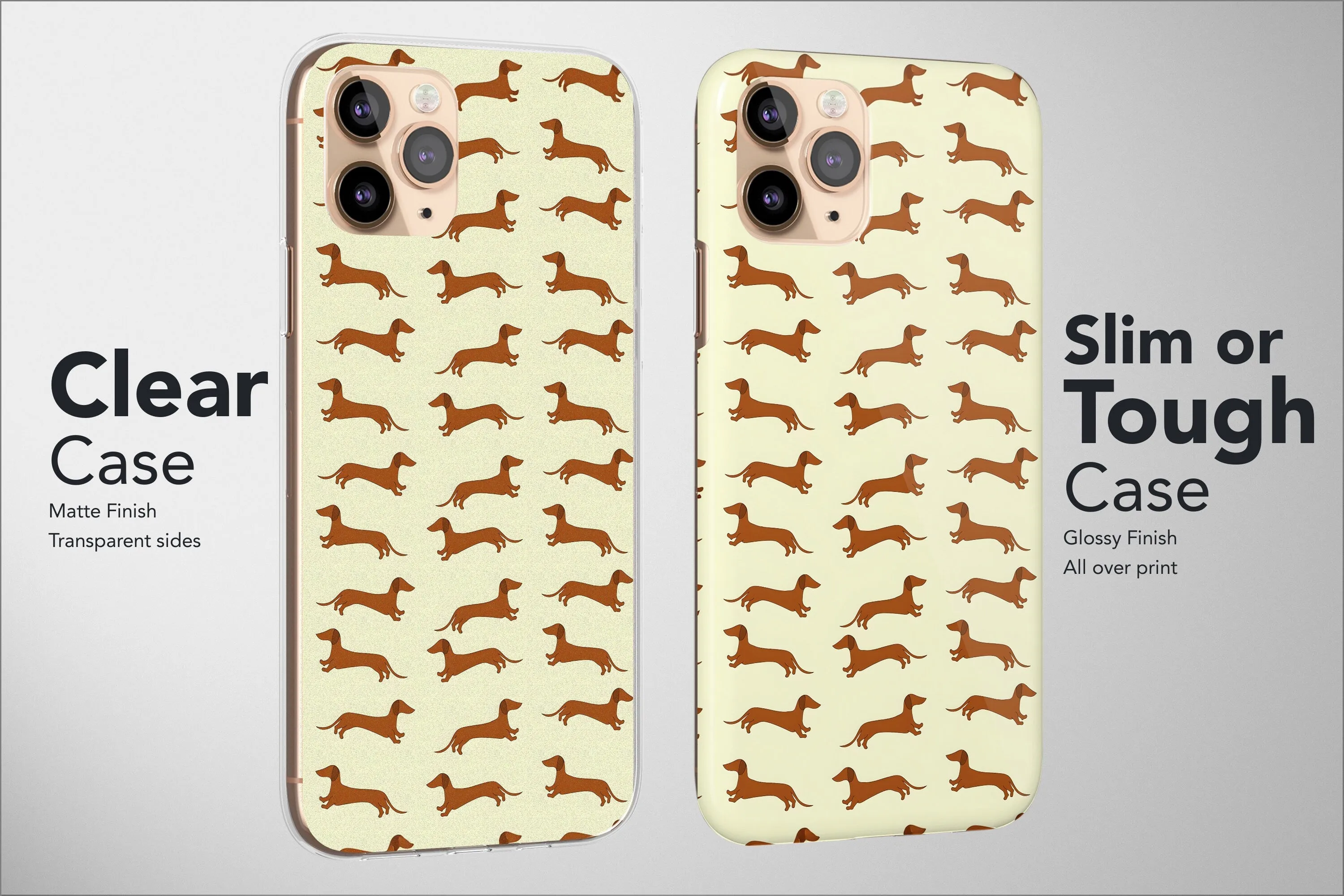 Wiener Sausage Dog Phone Case Animal Aesthetic Cover