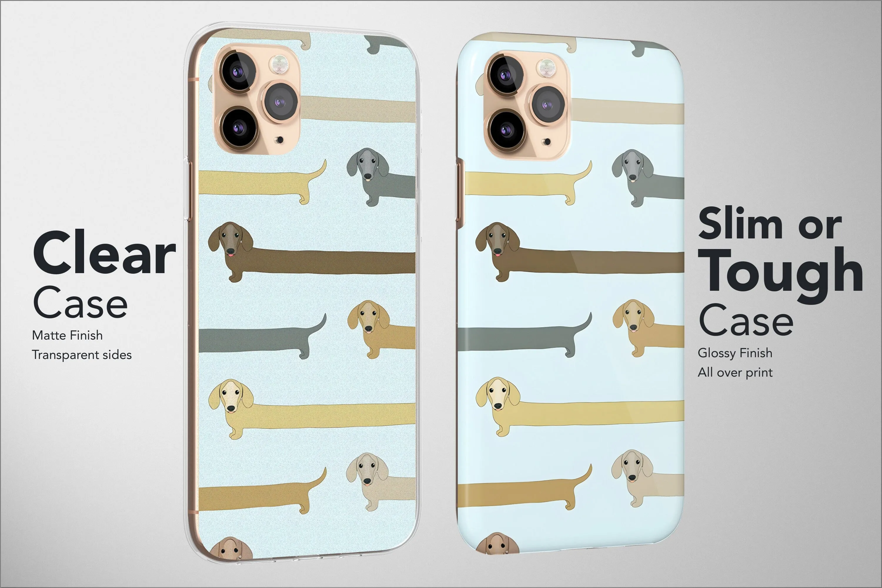 Wiener Sausage Dog Phone Case Animal Aesthetic Cover