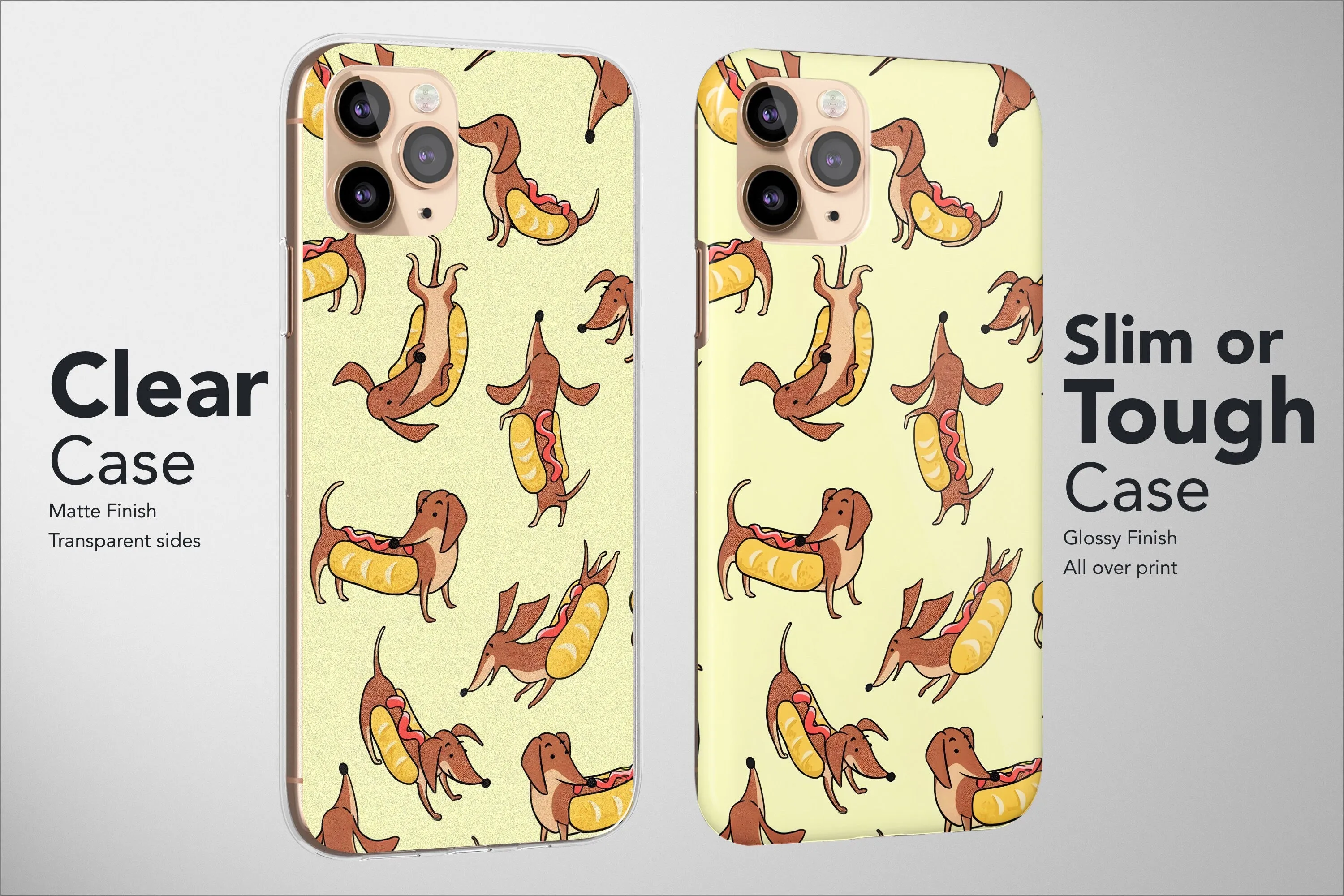 Wiener Sausage Dog Phone Case Animal Aesthetic Cover