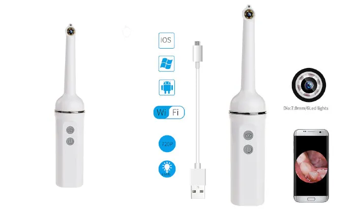 Wireless WiFi Oral Dental Endoscope