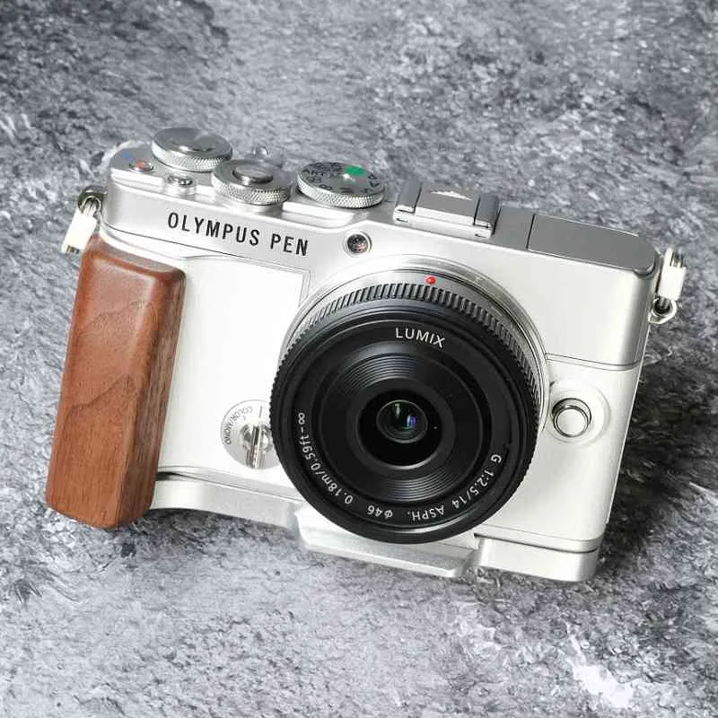 Wooden Olympus PEN EP7 Grip MS Design