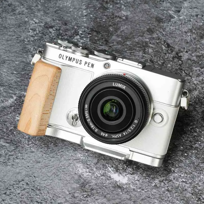 Wooden Olympus PEN EP7 Grip MS Design