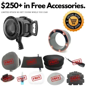 XL Surf Edition V3: Universal Under Water Mirrorless and DSLR Water Housing for Surf Photography & Videography