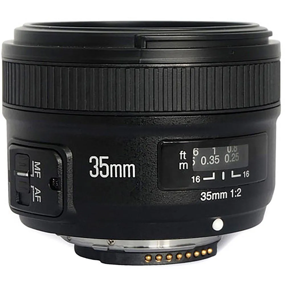 Yongnuo YN35mm F/2 AF/MF Standard Prime Lens for Canon
