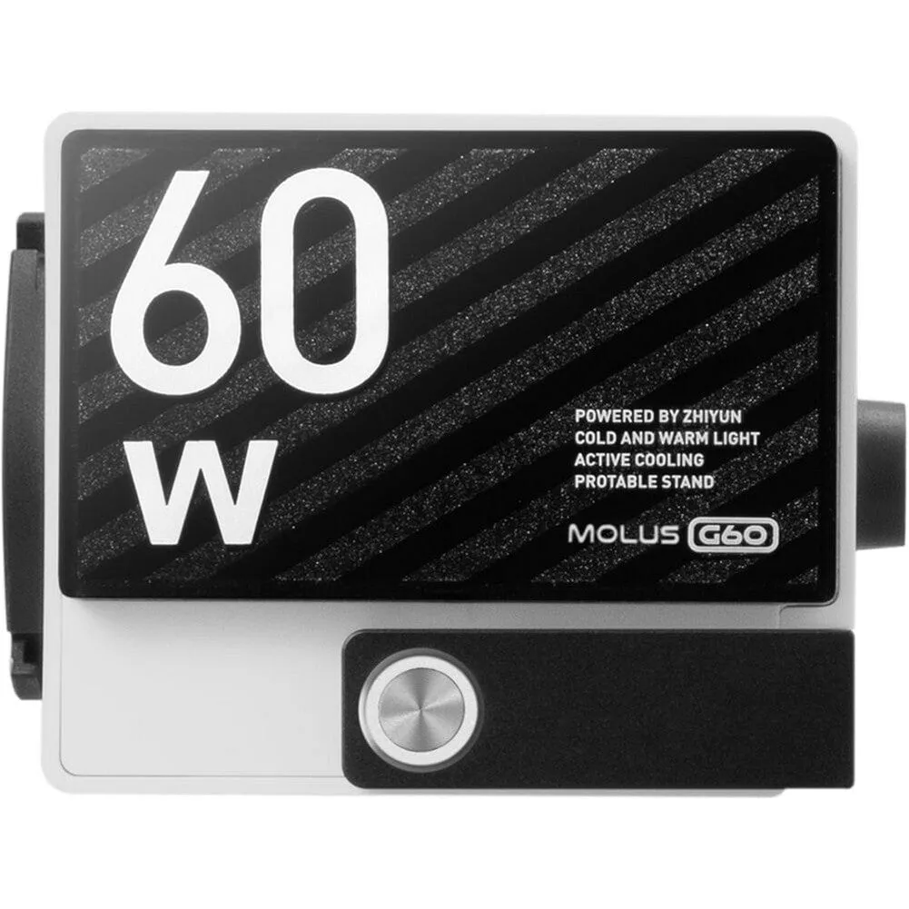 Zhiyun MOLUS G60 60W Bi-Colour COB Mini Pocket LED Continuous Light (Combo)