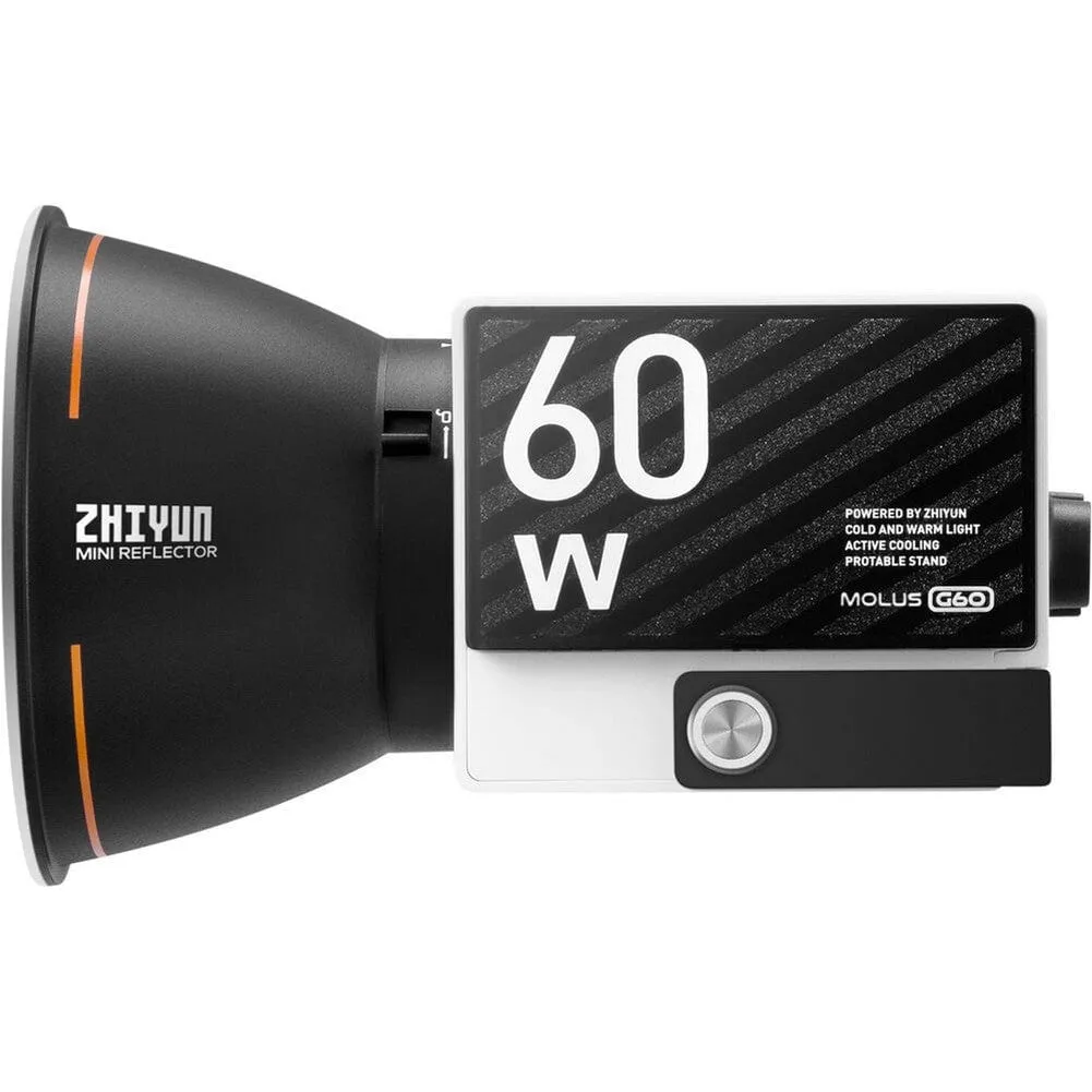 Zhiyun MOLUS G60 60W Bi-Colour COB Mini Pocket LED Continuous Light (Combo)