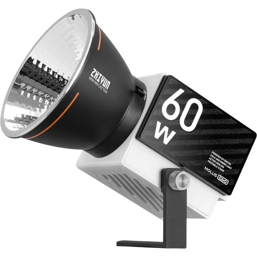 Zhiyun MOLUS G60 60W Bi-Colour COB Mini Pocket LED Continuous Light (Combo)