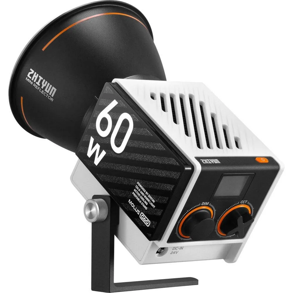 Zhiyun MOLUS G60 60W Bi-Colour COB Mini Pocket LED Continuous Light (Combo)